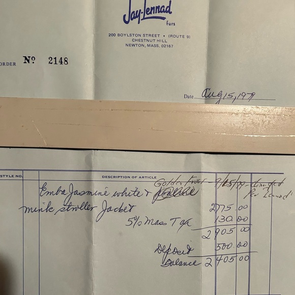 VINTAGE MINK JACKET - Picture 8 of 9